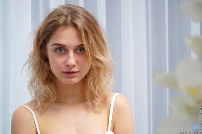 Innocent-looking small tits beauty is naked and ready photo 5