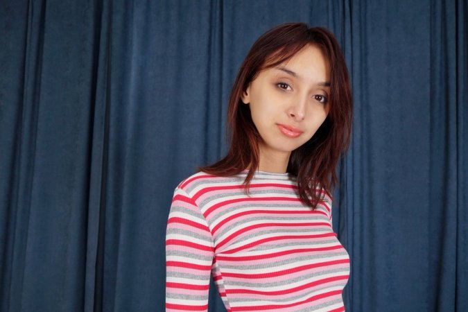 Ashly Rabbit flexing her shaved pussy photo 6